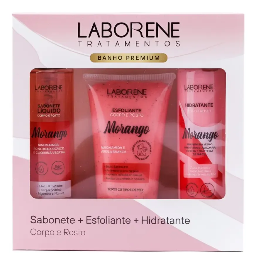 Kit Premium Morango(3 produtos) - Imagem 1