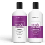 Kit Shampoo E Condicionador Nutrição Profunda - Lolizze 500ml