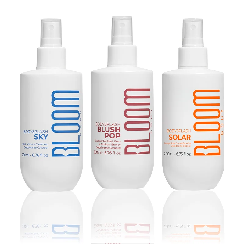 BLUSHPOP_SOLARESKY Kit 3 Body Splash Desodorante Colônia 200ml - Blush Pop, Solar e Sky - Imagem 1