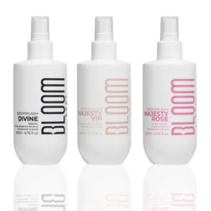 Kit   3   Body   Splash   Desodorante   Colônia   200ml   -   Divine,   Majesty   Rose   e   Majesty   Vip