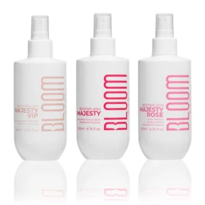 Kit   3   Body   Splash   Desodorante   Colônia   200ml   -   Majesty,   Majesty   Rose   e   Majesty   Vip
